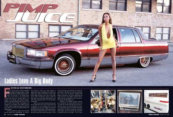 Rene's "Pimp Juice" from Pura Familia Car Club on Street Customs Magazine